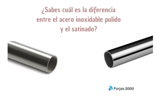 diferencias entre acero inoxidable pulido y satinado forjas
