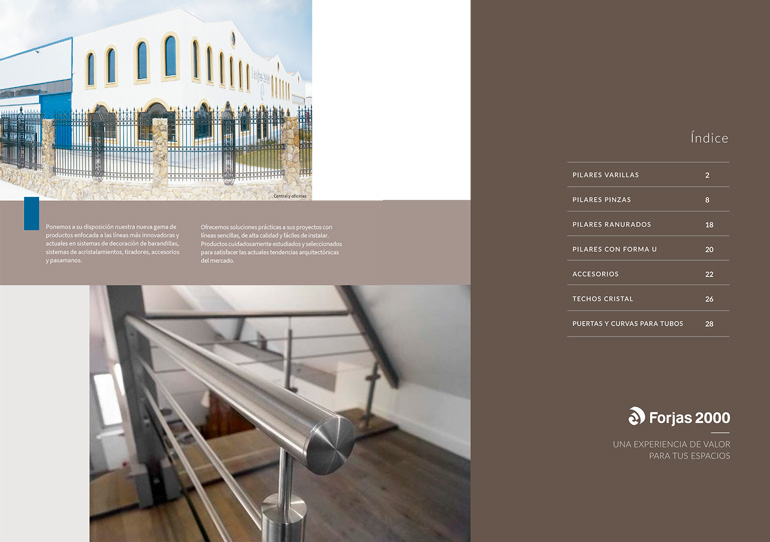 catalogo de pilares acero forjas