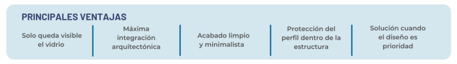 principales ventajas empotrado