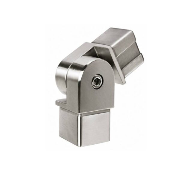 conector tubo cuadrado articulado f