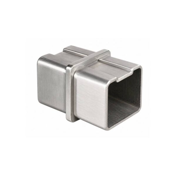 conector tubo cuadrado f